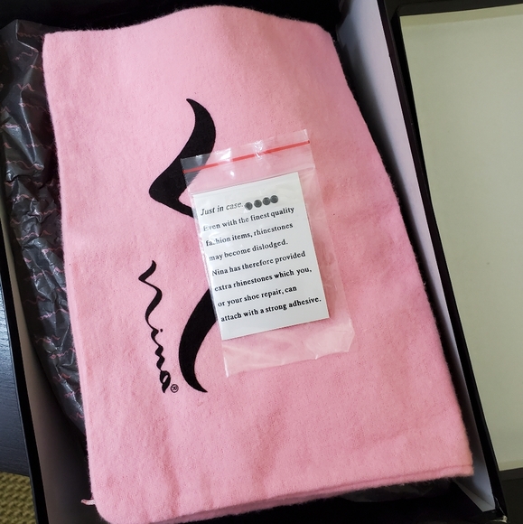 Nina Strappy Rhinestone Heels - Picture 13 of 14